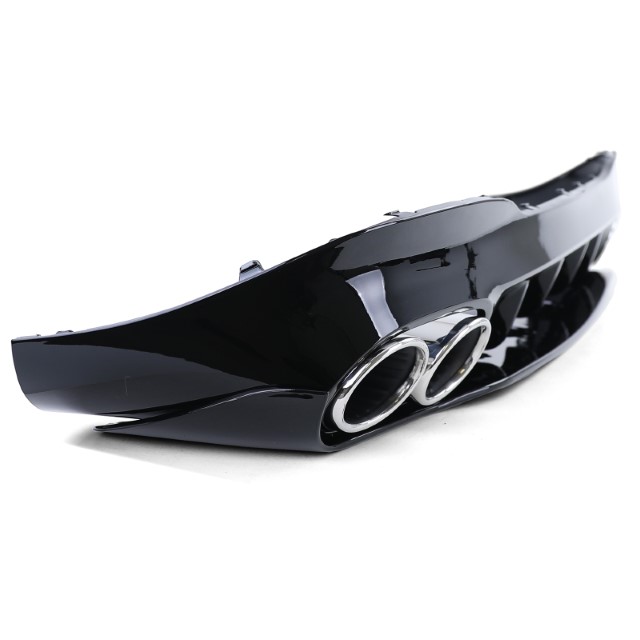 Diffuser Mercedes CLA C118 glans zwart met Sierstukken