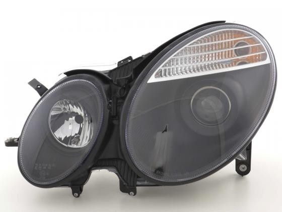Koplampen Mercedes-Benz E-Klasse Typ W211 Bj. 02-06 zwart