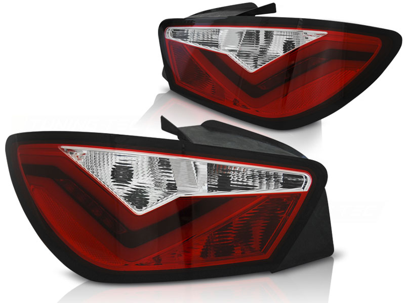 Achterlichten Seat Ibiza 6J Tube rood-helder 08-12 alleen 3-