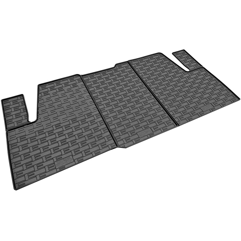 CIKCAR Rubber car mats set  Maxus eDeliver 5 2024- (3-pieces + fixing system)