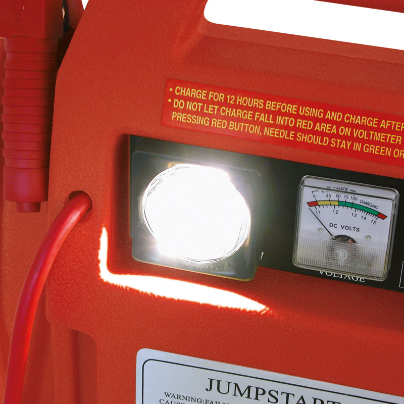 Carpoint Jumpstarter 12V/17AH en Compressor