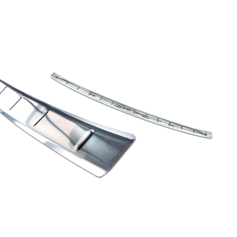 Stainless Steel Rear bumper protector  Citroën C5 Aircross 2018- Incl. Facelift 'Ribs'