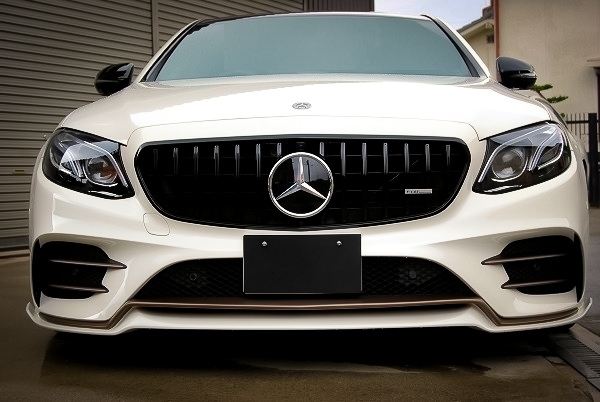 Grill Mercedes E-Class W213 S213 C238 (2016-Up) GT-R Panamericana Design Zwart