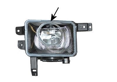 mistlamp, rechts, 07/2003-Opel Corsa C, 2000-2006