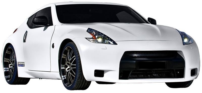 Voorbumper Nissan 370 Z 08- GT-R Style incl. grills