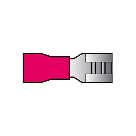 Kabelverbinders 741 rood 10st