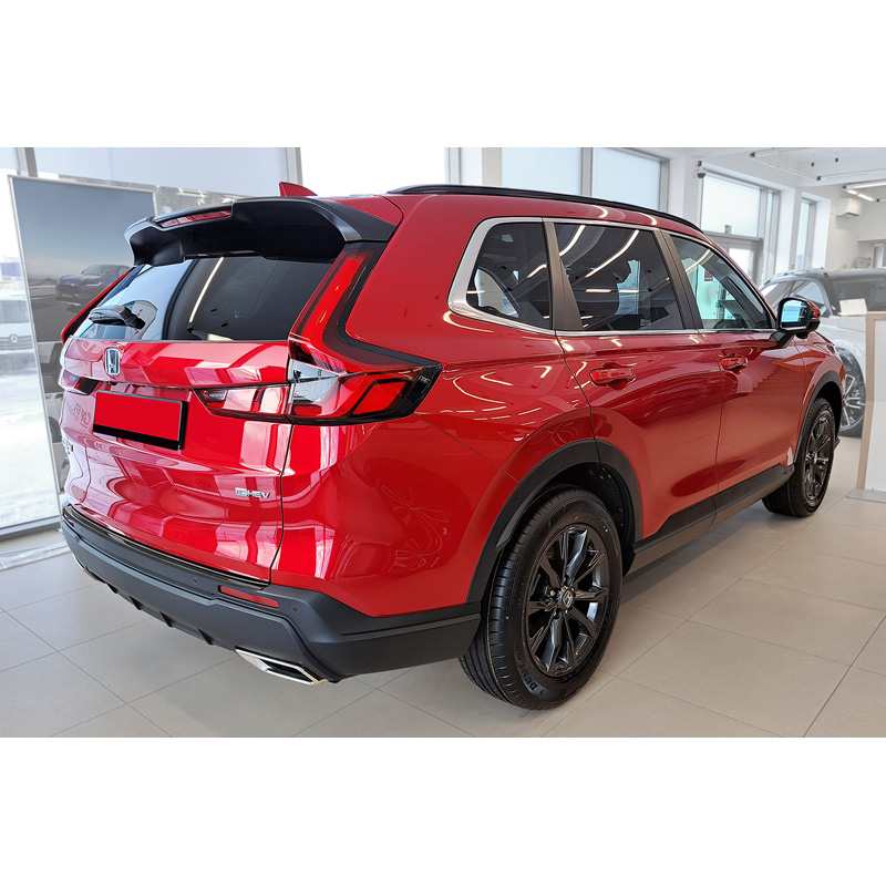 Black Stainless Steel Rear bumper protector  Honda CR-V VI 2023-