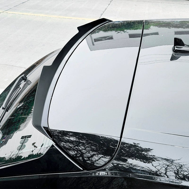 Roof spoiler (Spoiler Cap)  Audi Q8 (4MN) S-Line/SQ8 2018- (ABS Glossy Black)