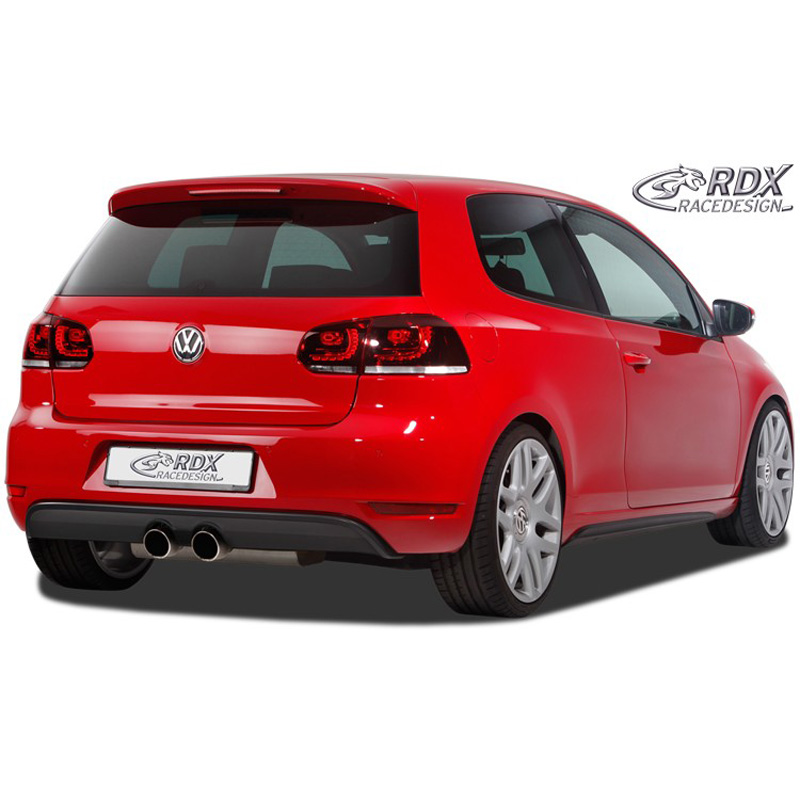 Rear bumper skirt (Diffuser)  Volkswagen Golf VI GTI/ GTD 2007-2013 (GFK)