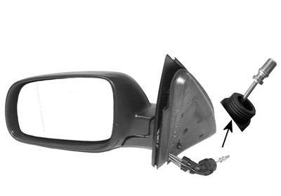 spiegel, met kabelverstelling, links Seat Arosa, 1997-2000