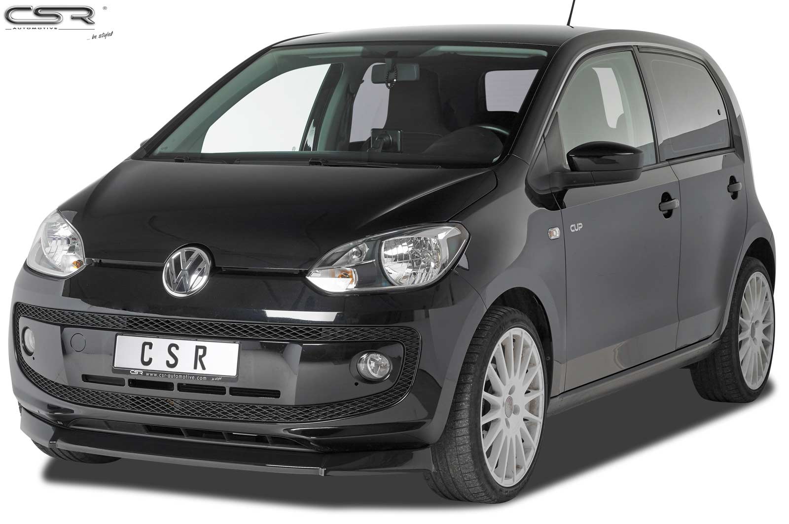 Voorspoiler VW Up! Glans Zwart