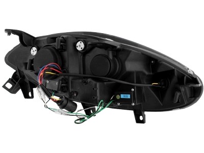 DRL-look Koplampen Fiat Bravo 07-10  Chroom