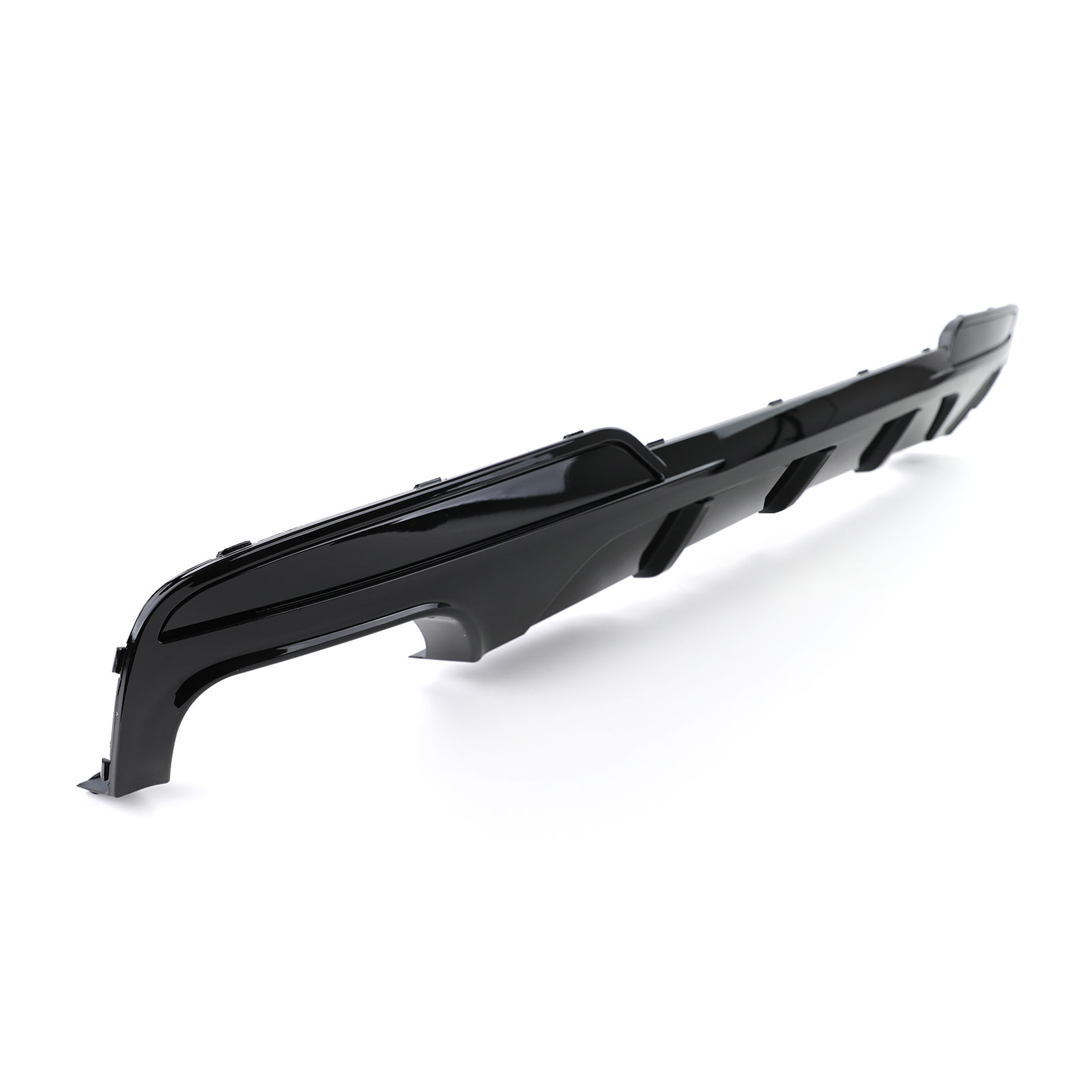 Achterdiffusor BMW F10 M5 Duplex uitlaat uitsparing M-Pakket Glans Zwart