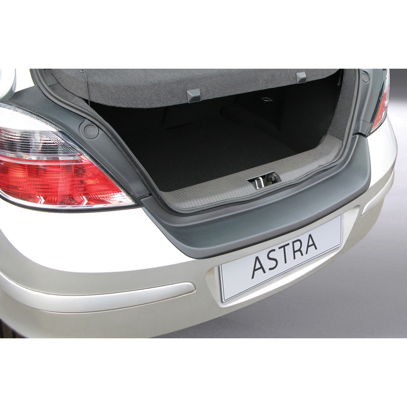ABS Achterbumper beschermlijst  Opel Astra H 5 deurs excl. VXR/GSi/OPC Zwart