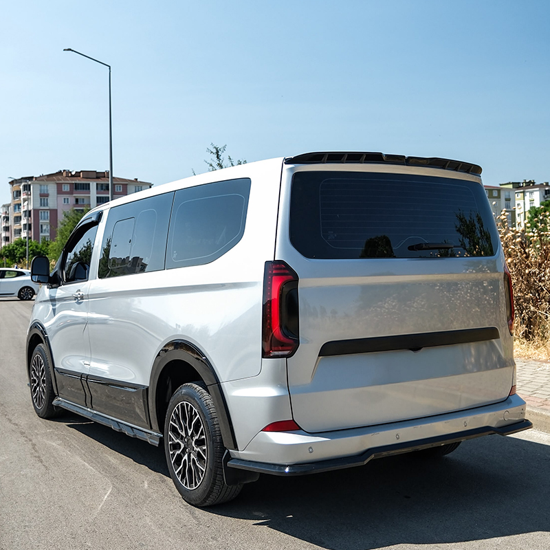 Oneway Set Wheel Arch Trims  Volkswagen Transporter T7 2024- (Short wheel base / Sliding door left) - Gloss black