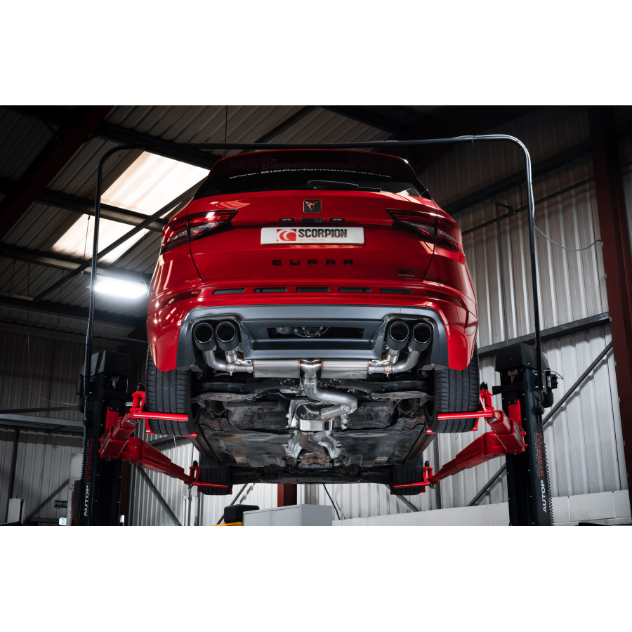 Cupra Ateca GPF Model Non-resonated gpf-back system non valved Scorpion