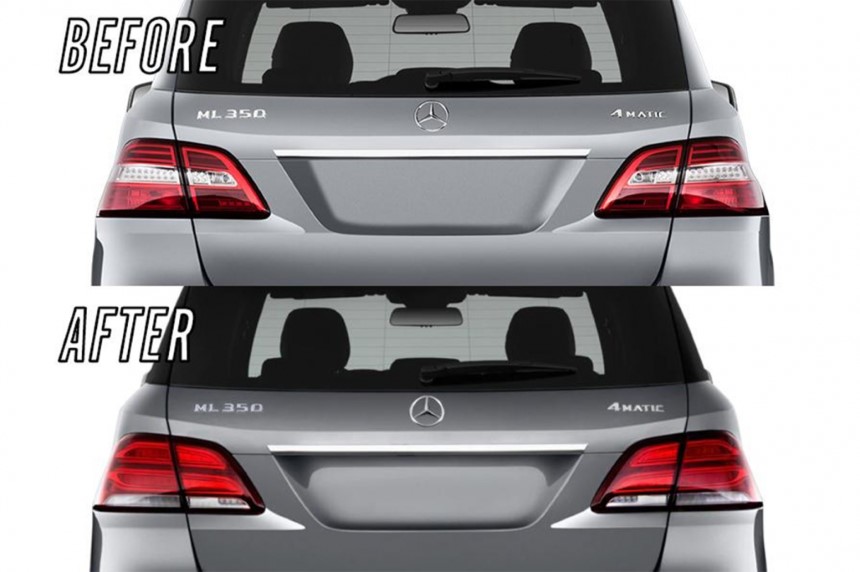 Taillights Mercedes M-Class W166 (2012-2015) Tube