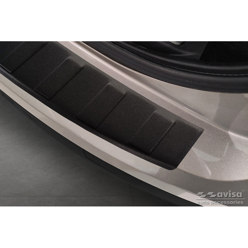 Matzwart RVS Achterbumperprotector  Volvo V90 9/2016- 'Ribs'