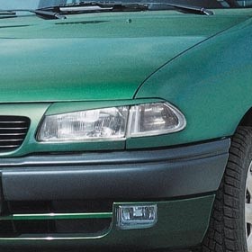 Koplampspoilers Opel Astra F / cabrio 9.94 ABS