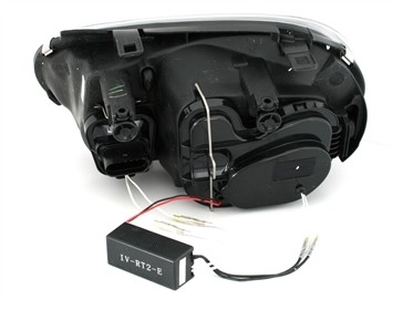 Koplampen VW Golf IV Angel Eyes CCFL zwart