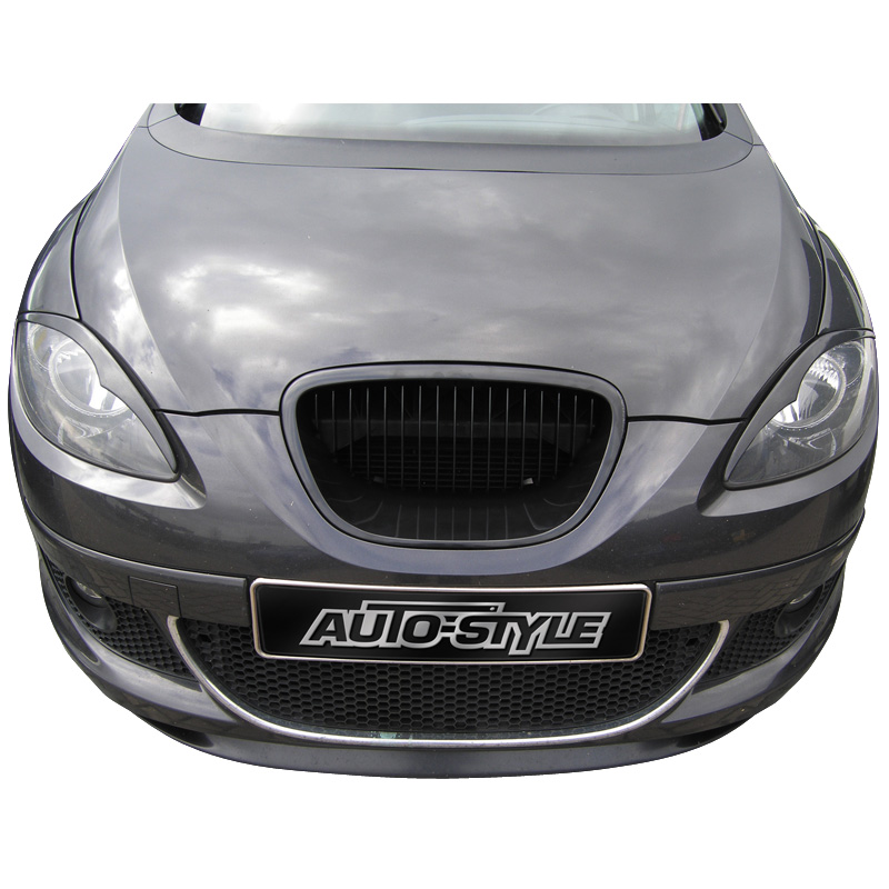 Embleemloze Grill  Seat Leon/Altea/Toledo 1P 2005-2009 Excl. FR/Cupra