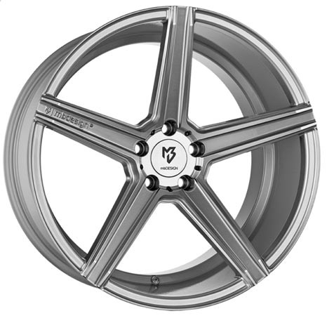 mbDESIGN KV1 DC Silver 10,5x20 5x120 ET45 Velgen