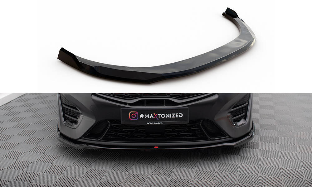 Voorspoiler V.1 Kia Proceed GT FL Maxton Street Pro Glans Zwart