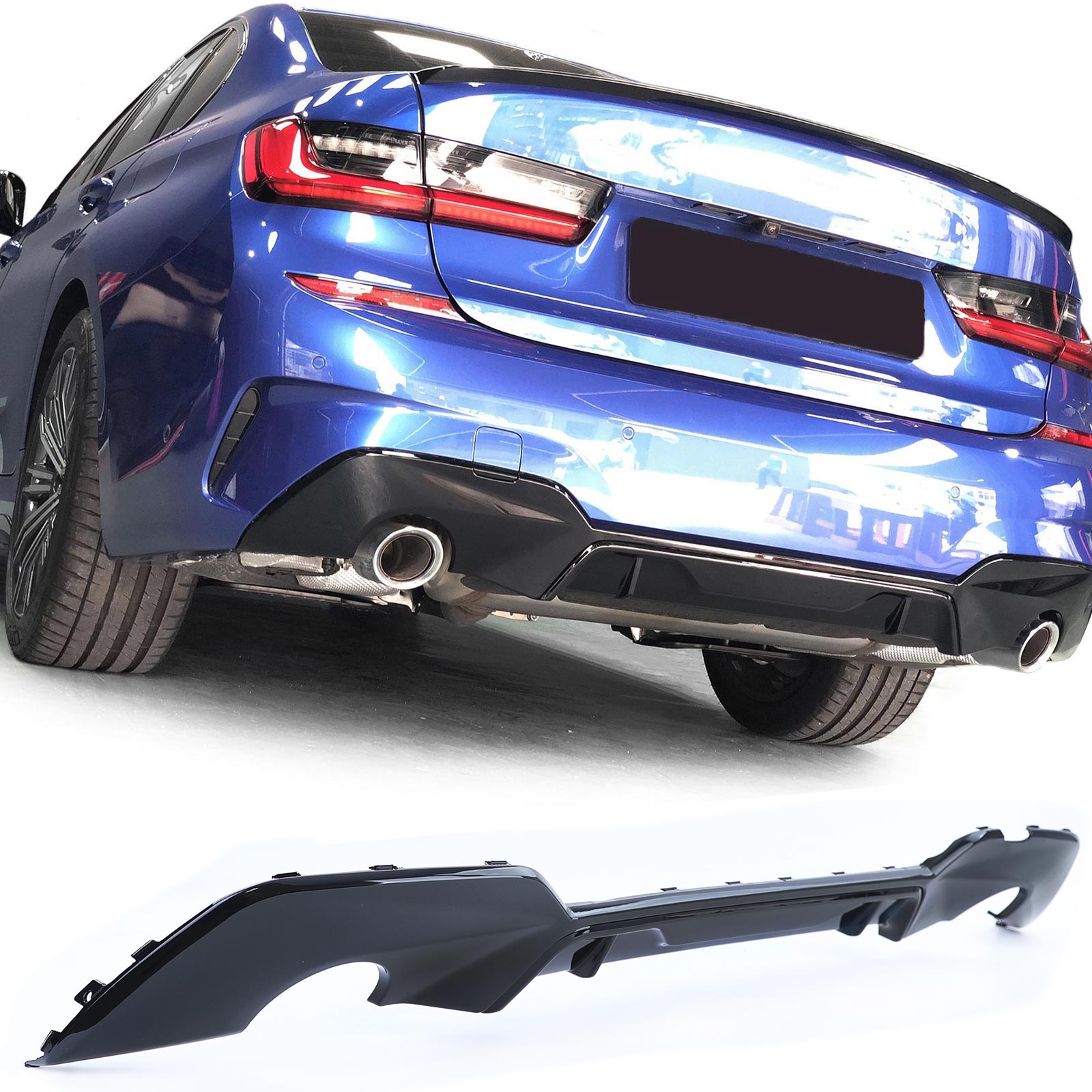 Bodykit BMW 3 Serie G20 Glans Zwart Look M-Pakket