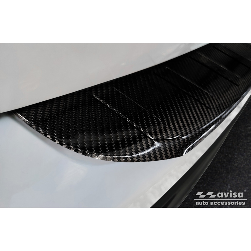 Echt 3D Carbon Achterbumperprotector  Mercedes GLB (X247) incl. AMG 2019-