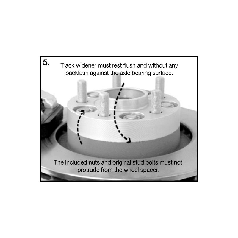 H&R DRM-System Wheelspacers 35mm 4x108 - Hub 63,3mm - Bolt size M12x1,5 -  Ford/Mazda