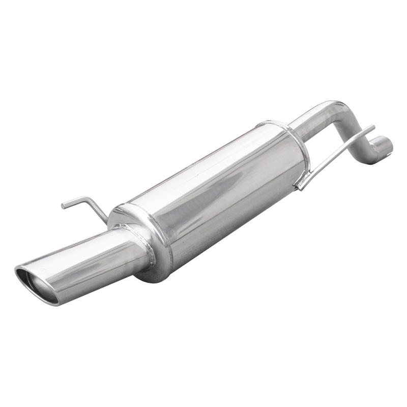 100% Inox Sport Exhaust  Fiat Punto Evo 1.4 (77HP) 2009- Ø42mm 120x80mm