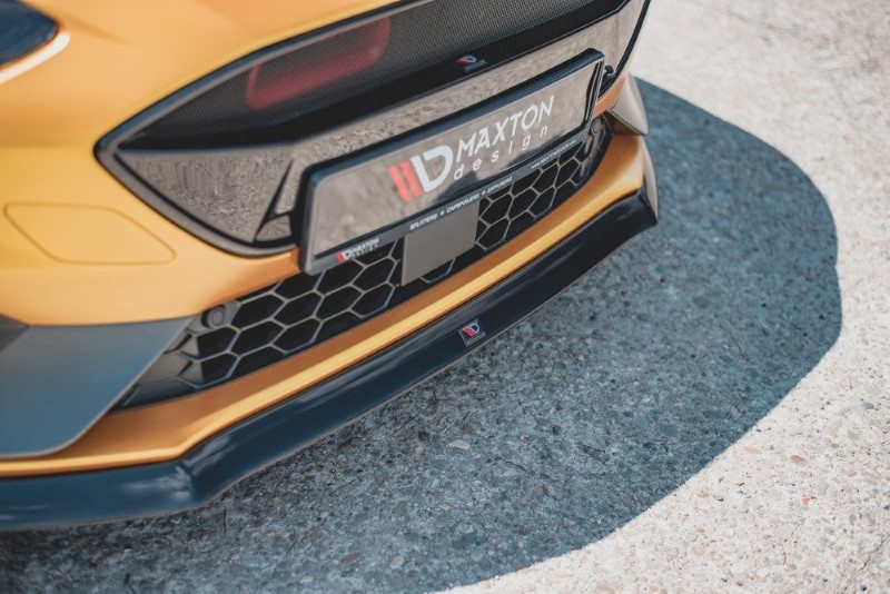 Voorspoiler Ford Focus ST / ST-Line Mk4 V.8 Glanzend Zwart
