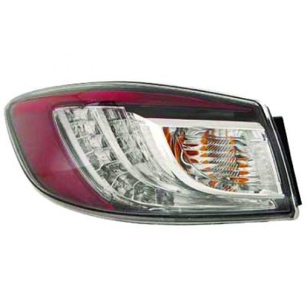 Achterlicht links Mazda 3, 09-11 LED/BUITENZIJDE