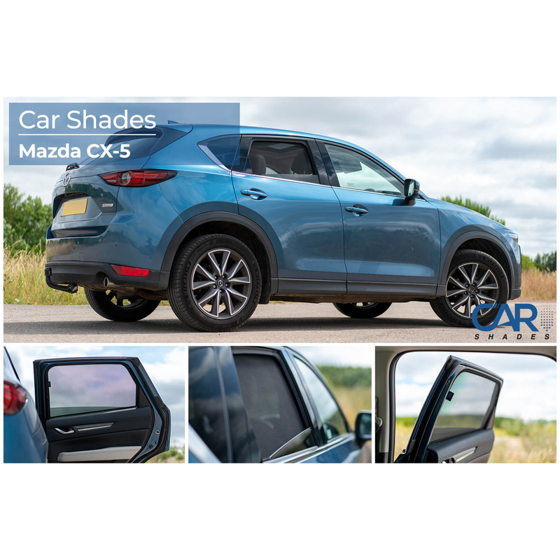 Set Car Shades (rear side doors)  Mazda CX5 2017- (2-pieces)