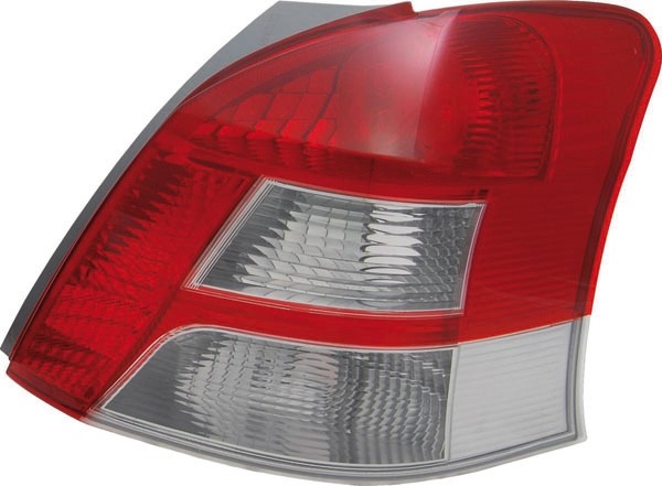 Achterlicht rechts YARIS 09-11 ROOD/WIT/LED