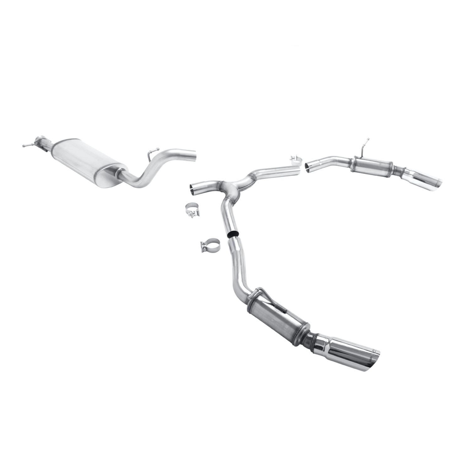 Land Rover Cat-Back 95-02 Range Rover dual Magnaflow EXOT