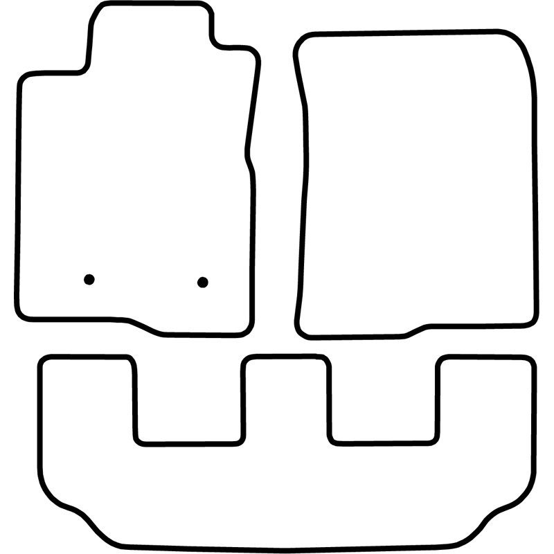 Automatten  Toyota Corolla Verso 2004-2006