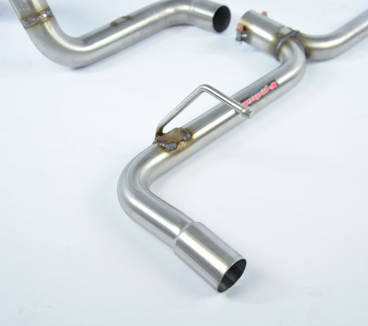 Rear pipe kit Right - Left (Muffler delete) for Performance sport exhaust for 500 ABARTH 1.4T Assett