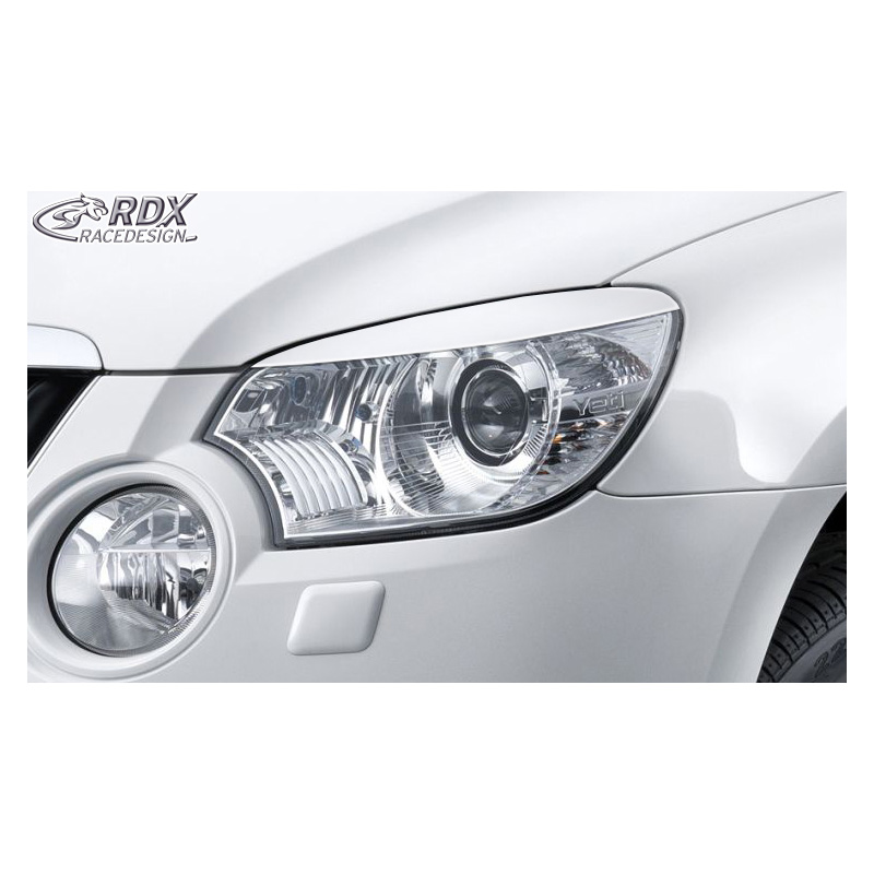 Koplampspoilers  Skoda Yeti 2009-2013 (ABS)