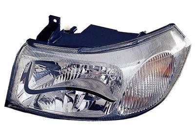 koplamp, H4, chroom, elektr verstelb, links Ford Transit, 2000-2