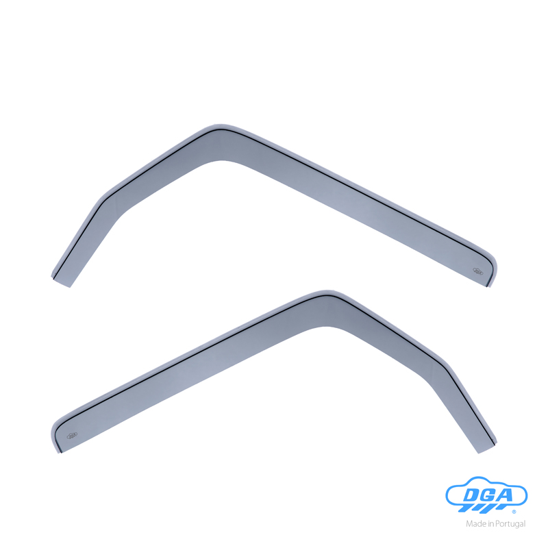 DGA Wind Deflectors  Jeep Wrangler III (JK) 2/4-doors 2007-2018 (2-pieces)