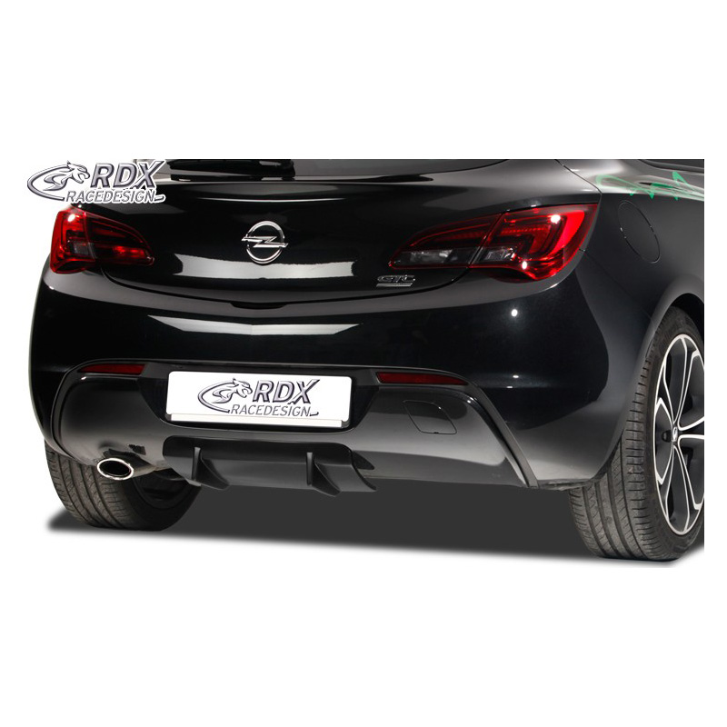 Rear bumper skirt 'Diffusor U-Diff'  Opel Astra J GTC 2009-2015 incl. OPC-Line (PU)