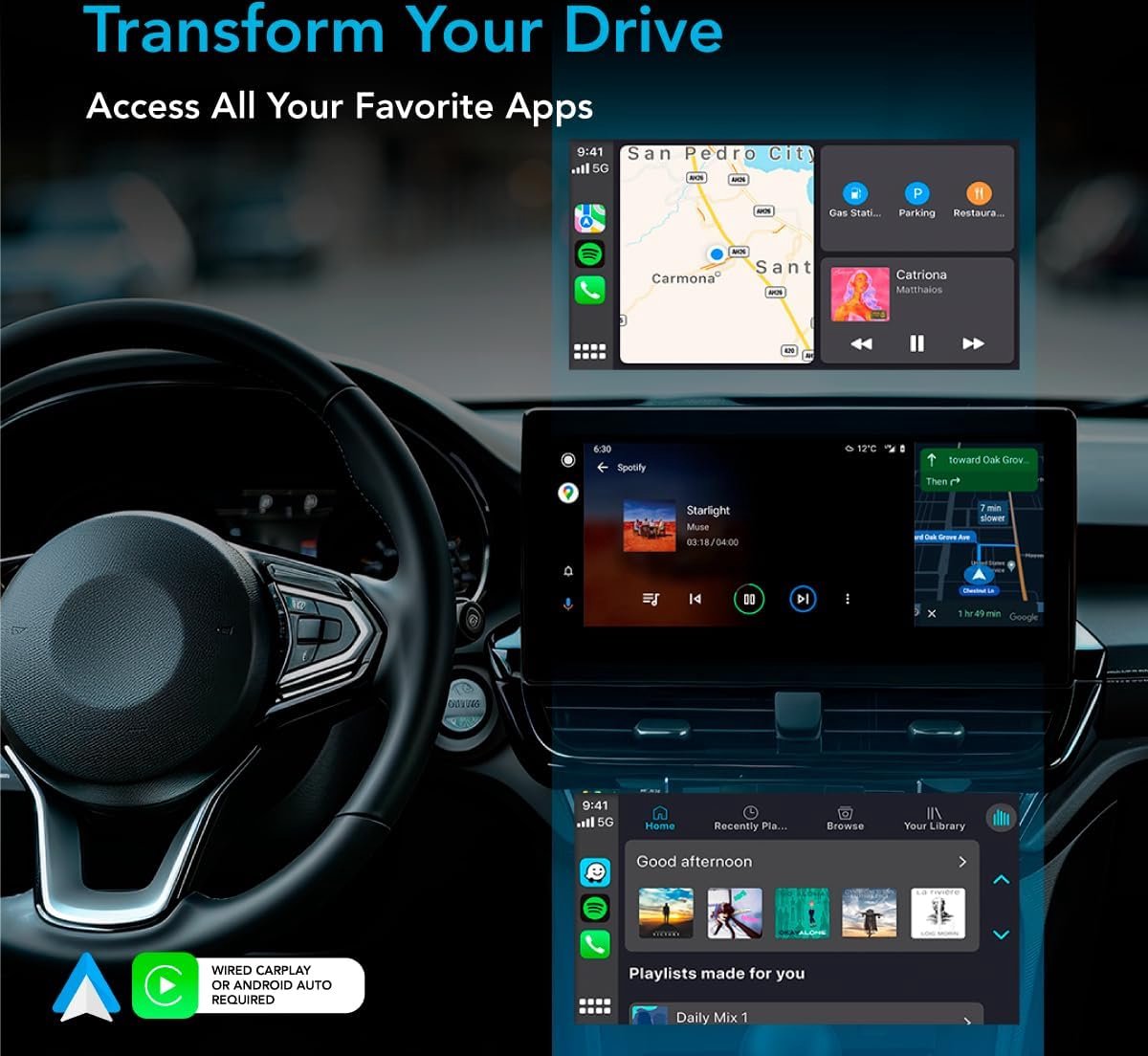 AutoSky WUA-8 - Draadloze CarPlay Adapter - Plug & Play - Compact Ontwerp