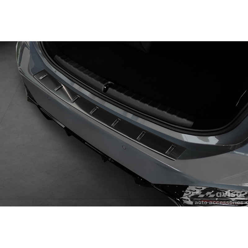 Black Stainless Steel Rear bumper protector  BMW 2-Series (U06) Active Tourer (incl. M-pack) 2021- 'STRONG EDITION'