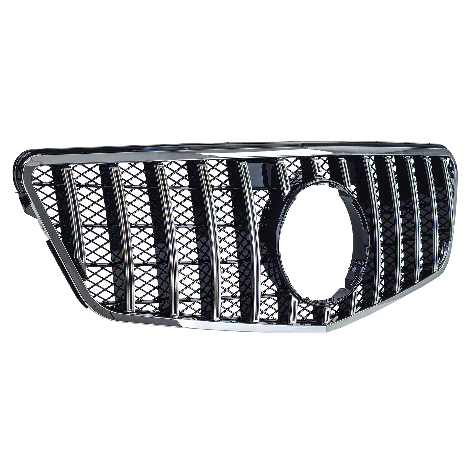 Grill Mercedes W212 S212 (2008-2013) GT-R Design Zwart/Chroom