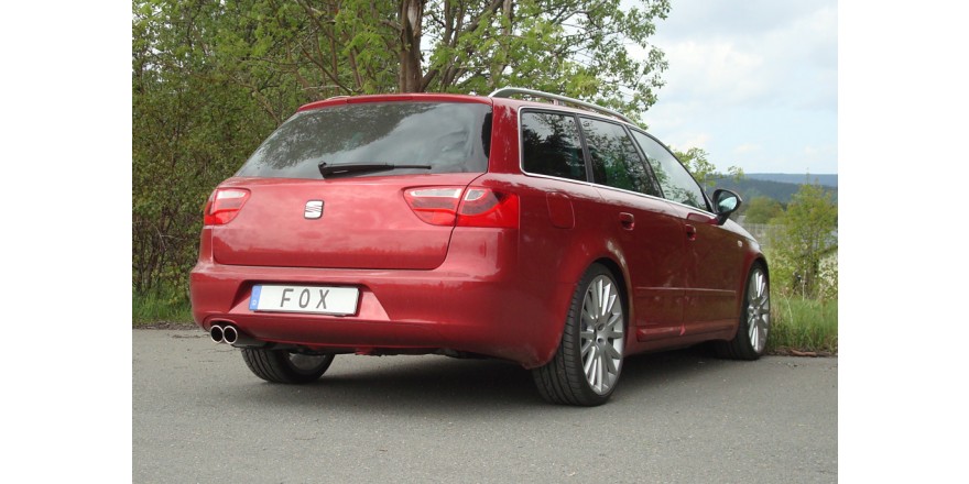 Seat Exeo 3R - Sedan/ Kombi (ST) Einddemper - 2x80 Typ 16 FOX