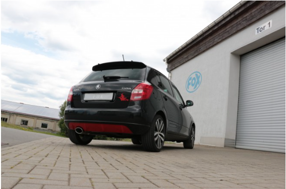 Skoda Fabia RS 5J Limousine final silencer 160x90 type 38