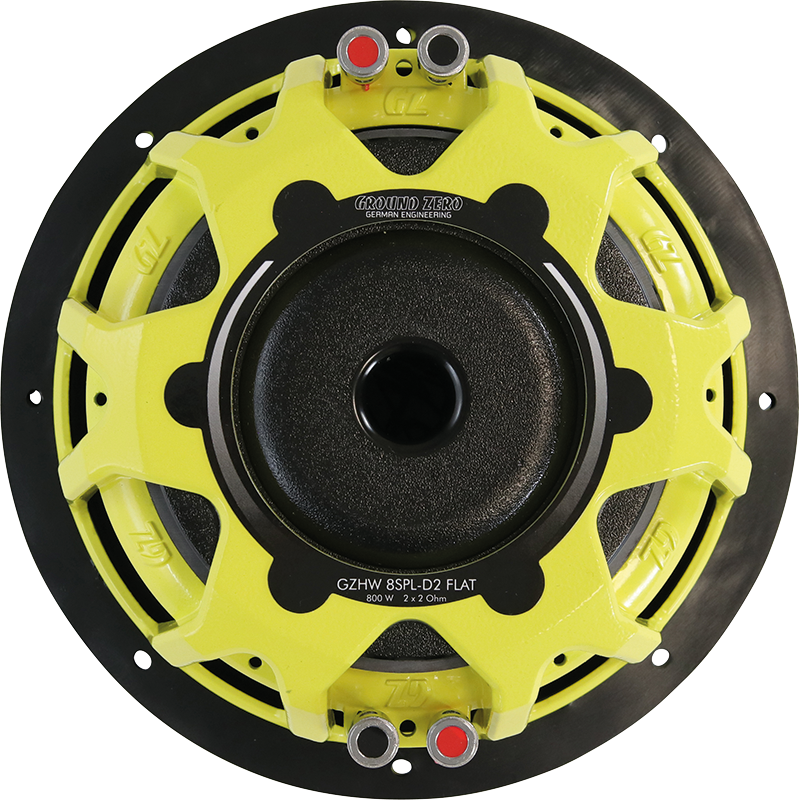 Ground Zero GZHW 8SPL-D2 FLAT 8″ Flat Subwoofer