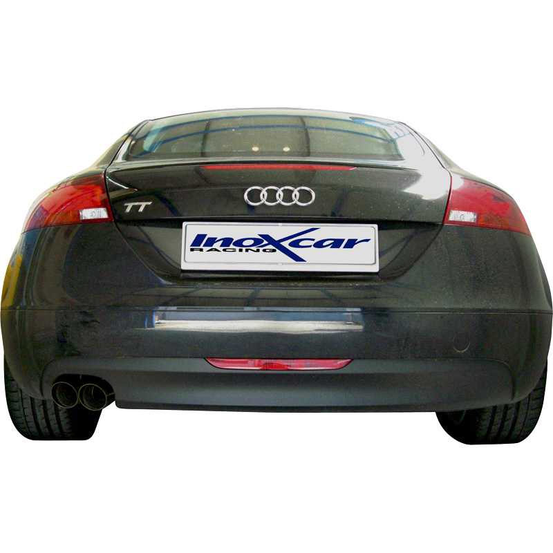 100% Inox Sport Exhaust  Audi TT 2.0 TFSi (200HP) 2006- 2x80mm Racing