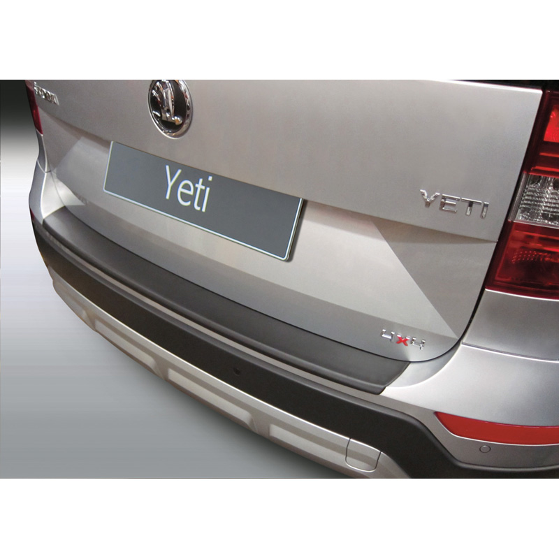 ABS Rear bumper protector  Skoda Yeti 4x4/Outdoor 2013-2017 Black
